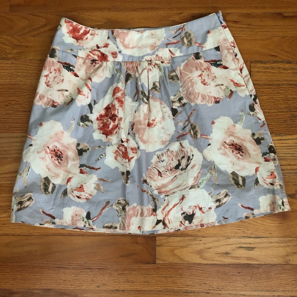 J. Crew floral skirt, 6